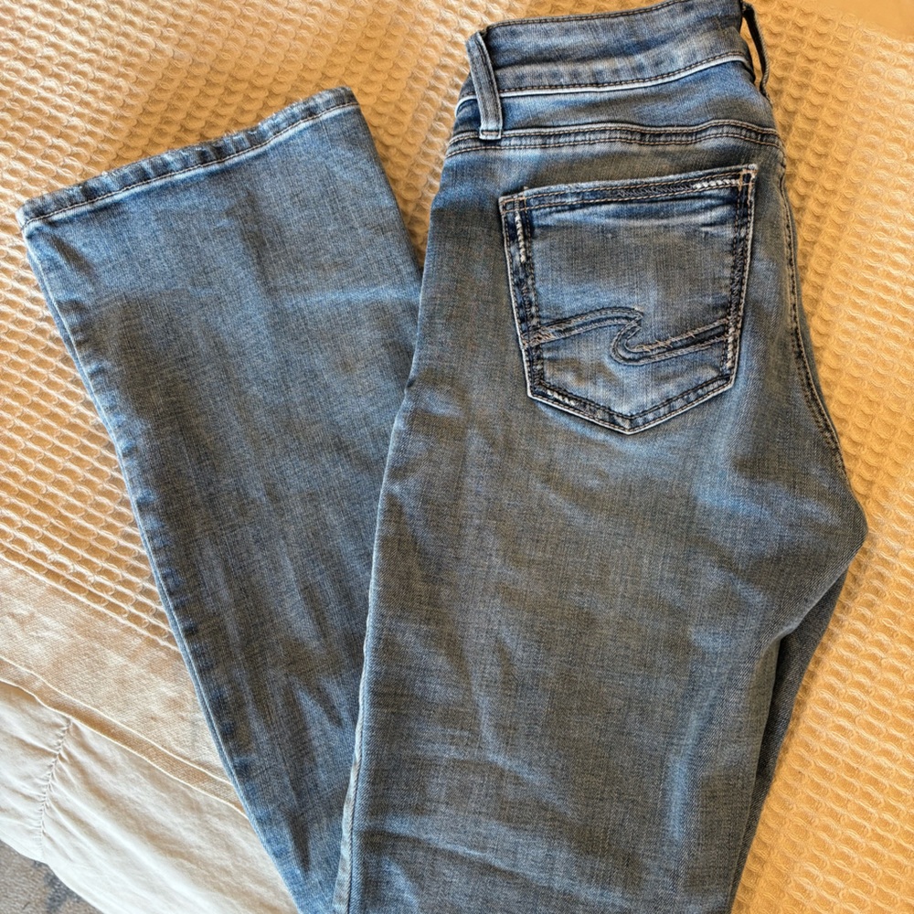 Silver Jeans Light Blue Flare Women's Jeans